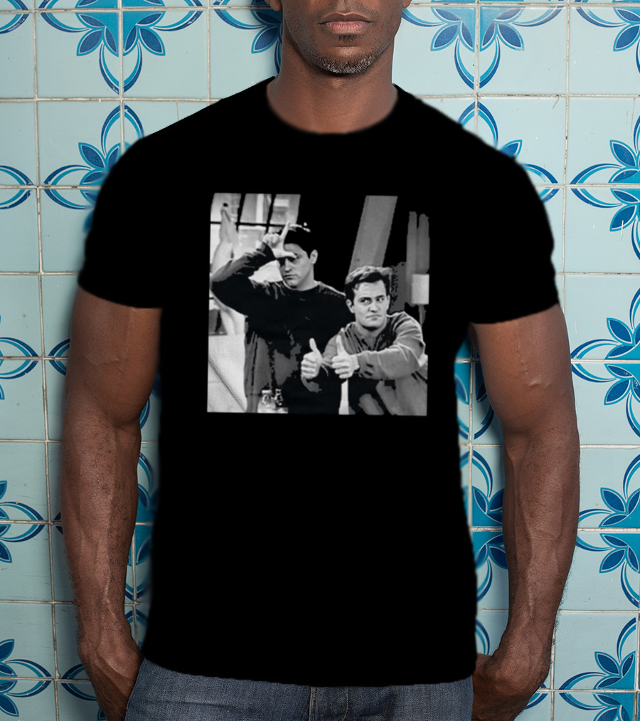 Friends Joey And Chandler Funny Gesture Scene T-Shirt
