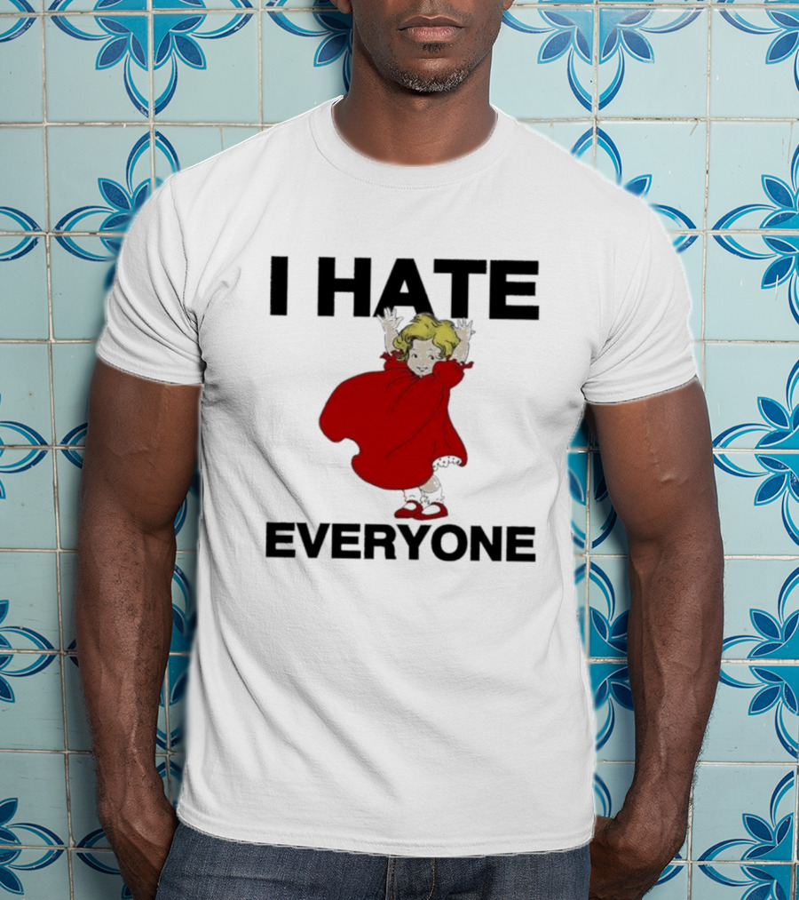 I Hate Everyone Baby Cute Red Dress Girl T-Shirt