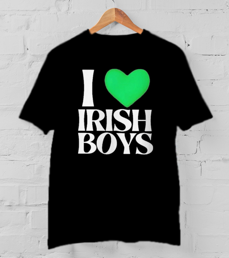 I Heart Irish Boys St. Patrick's Day Love T-Shirt