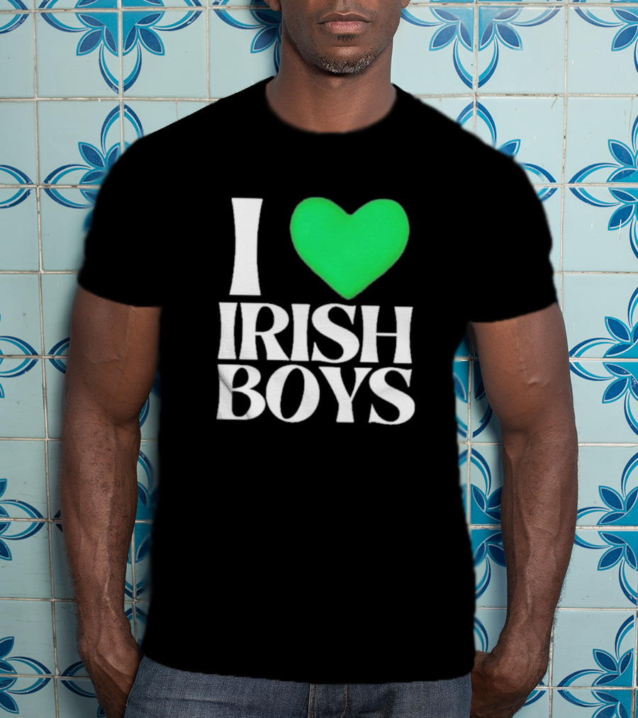 I Heart Irish Boys St. Patrick's Day Love T-Shirt
