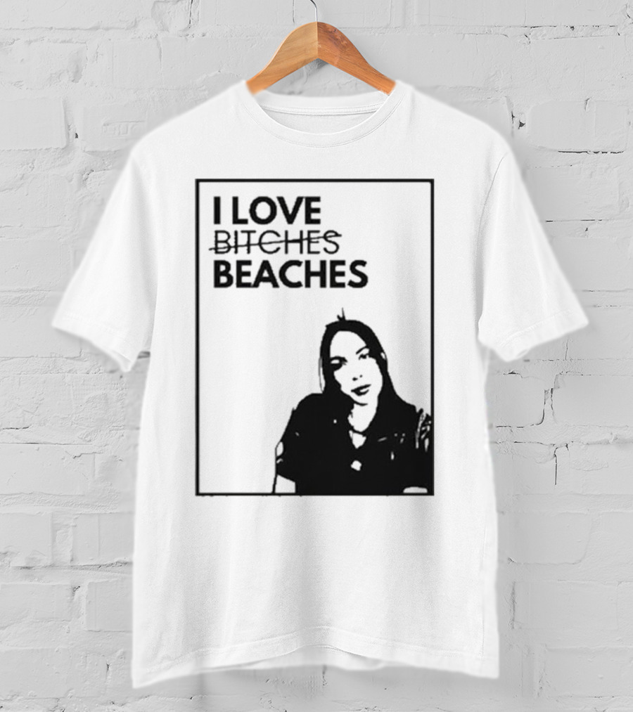 Charlotte I Love Beaches Image T-Shirt