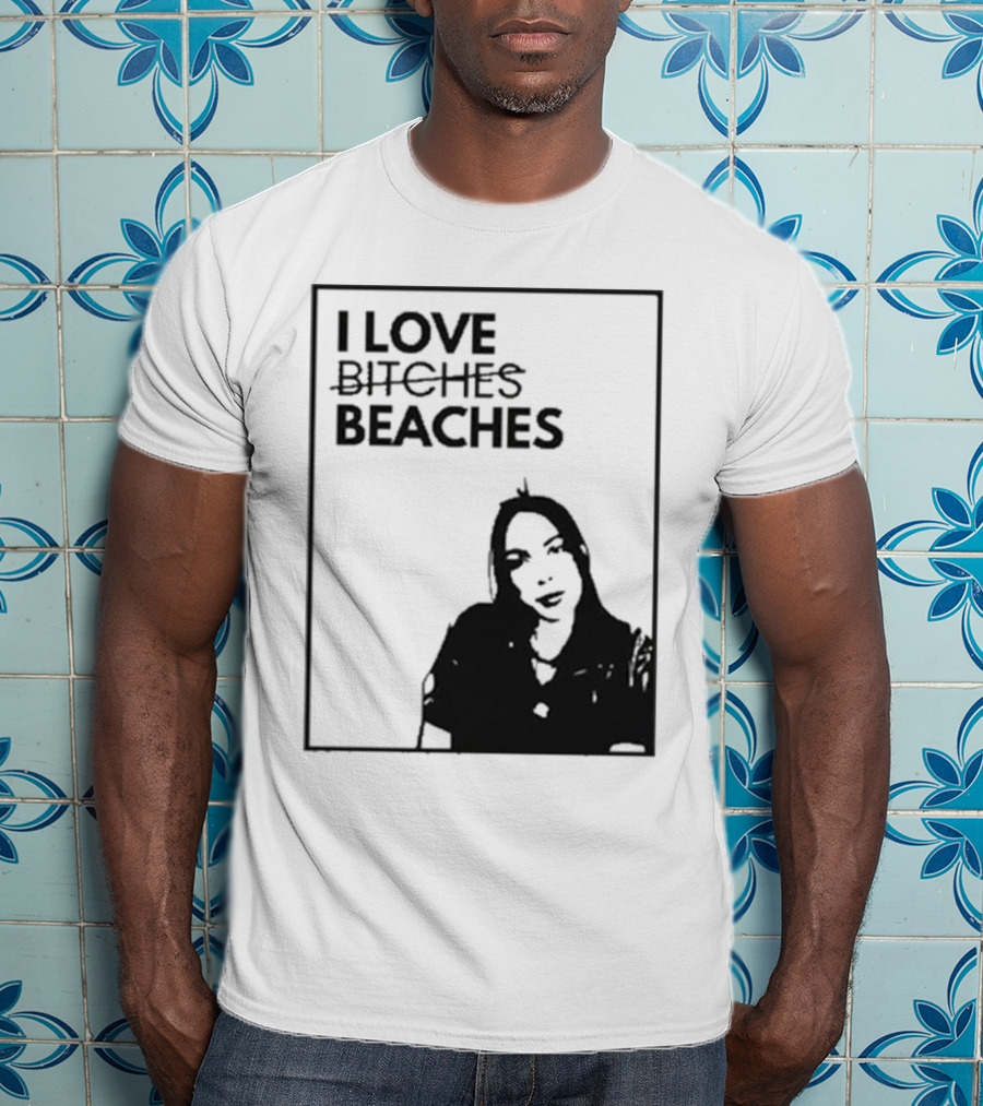 Charlotte I Love Beaches Image T-Shirt