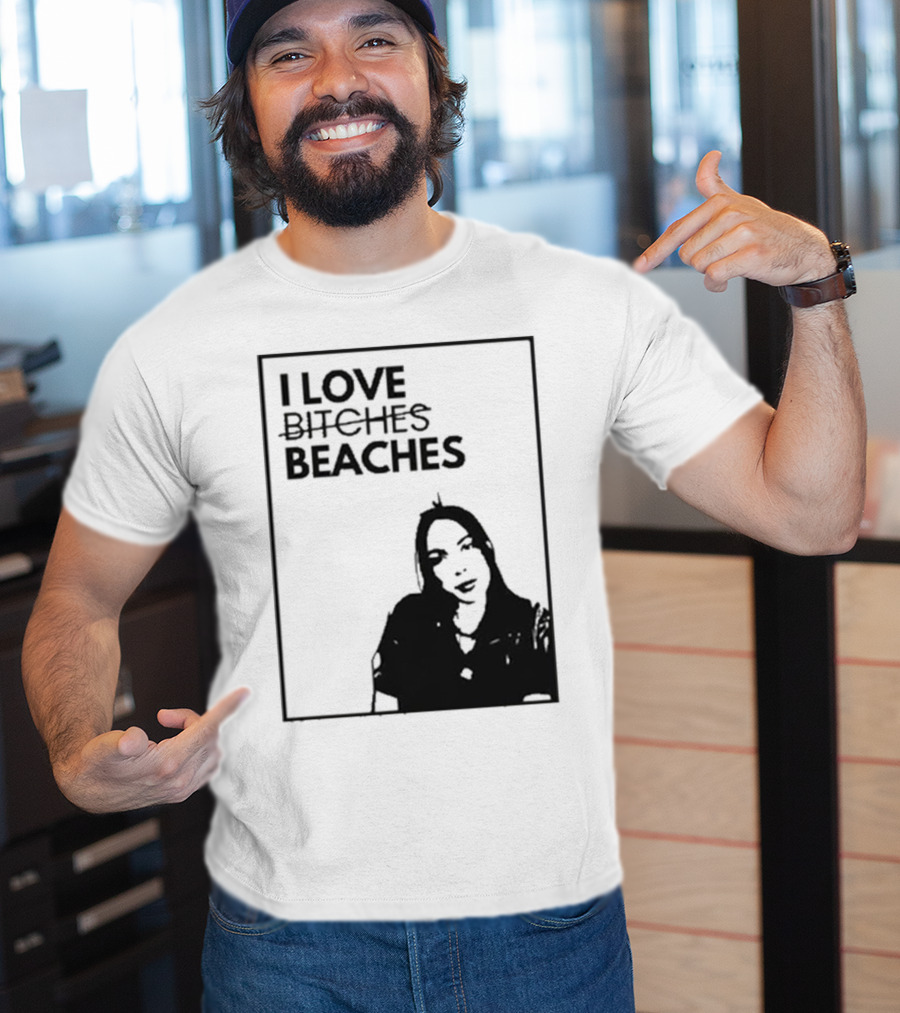 Charlotte I Love Beaches Image T-Shirt