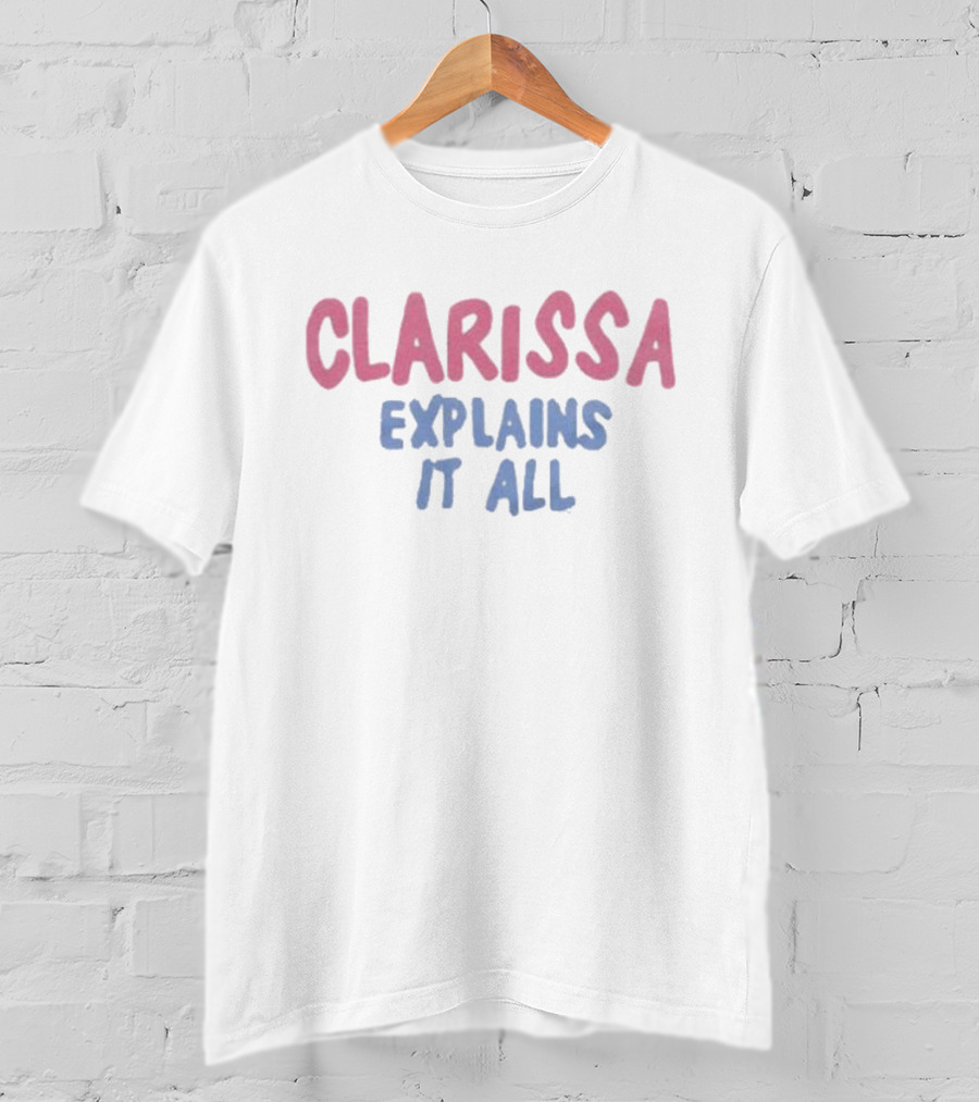 Clarissa Explains It All Retro 90s T-Shirt