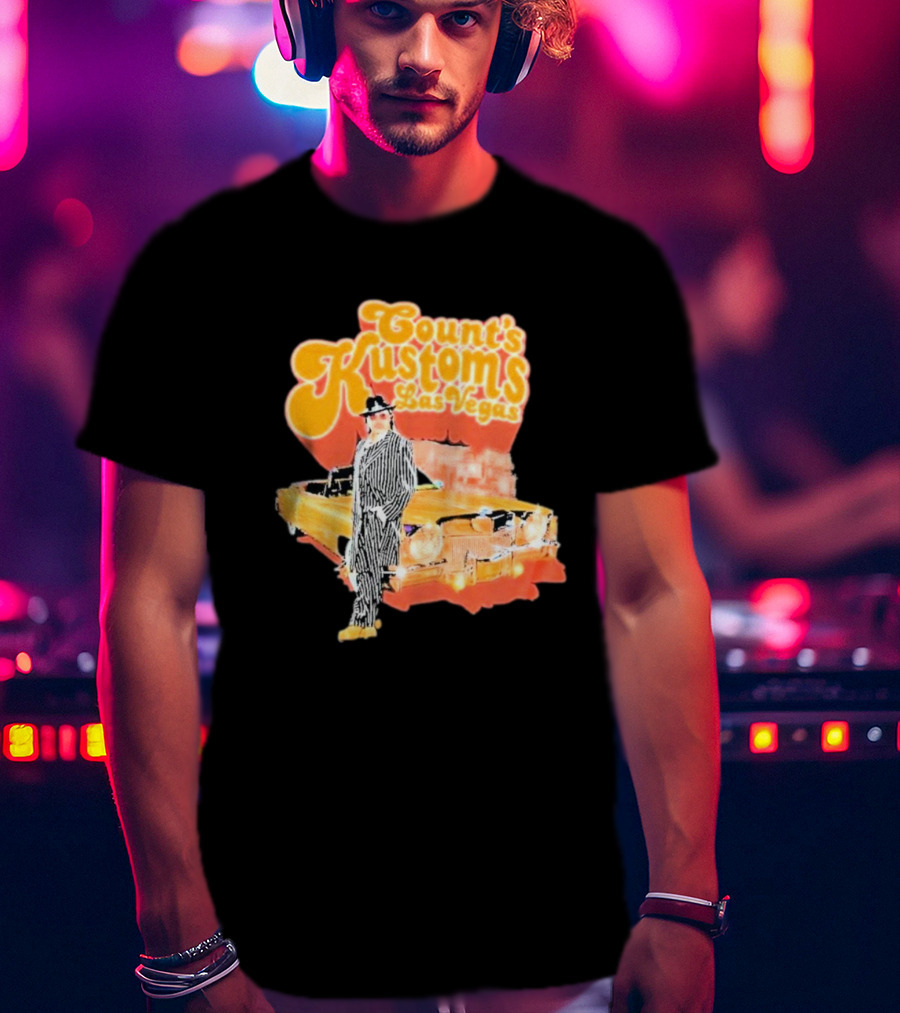 Count’s Kustoms Superfly Cadillac Eldorado Las Vegas Strip T-Shirt