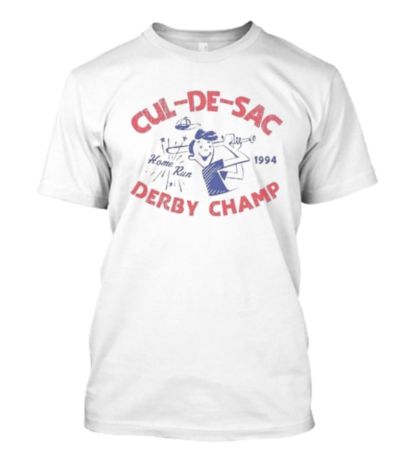 Cul De Sac Home Run Derby Champ 1994 Baseball Cartoon T-Shirt