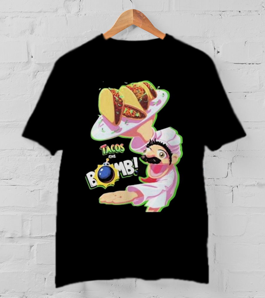 Curio Kujo Tacos Are The Bomb Chef With Bomb T-Shirt