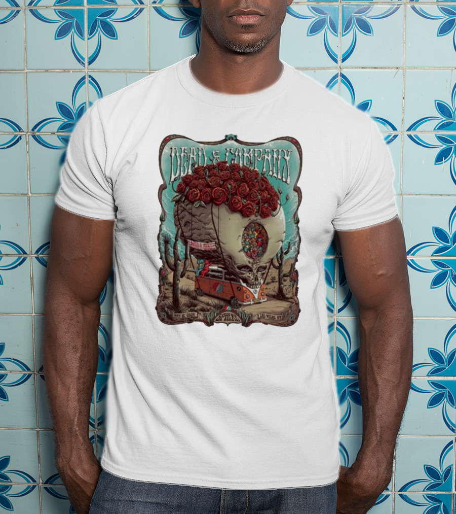 Dead And Company Skull Roses And VW Bus May 16 T-Shirt
