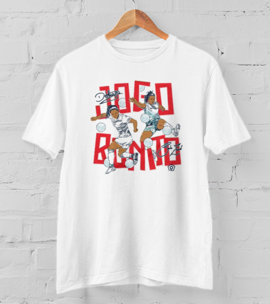Jogo Bonito Debinha And Bia Zaneratto Soccer Signature T-Shirt