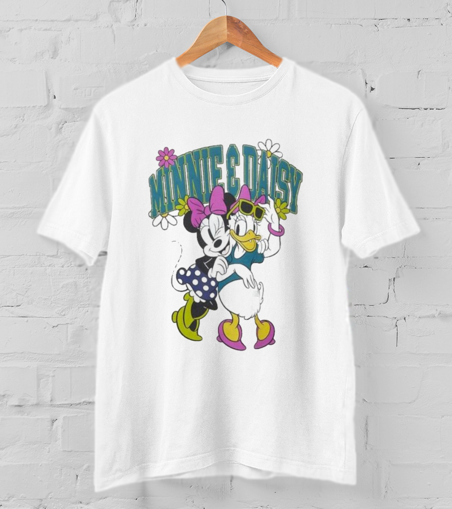 Disney Minnie And Daisy Youth Playful Friends T-Shirt