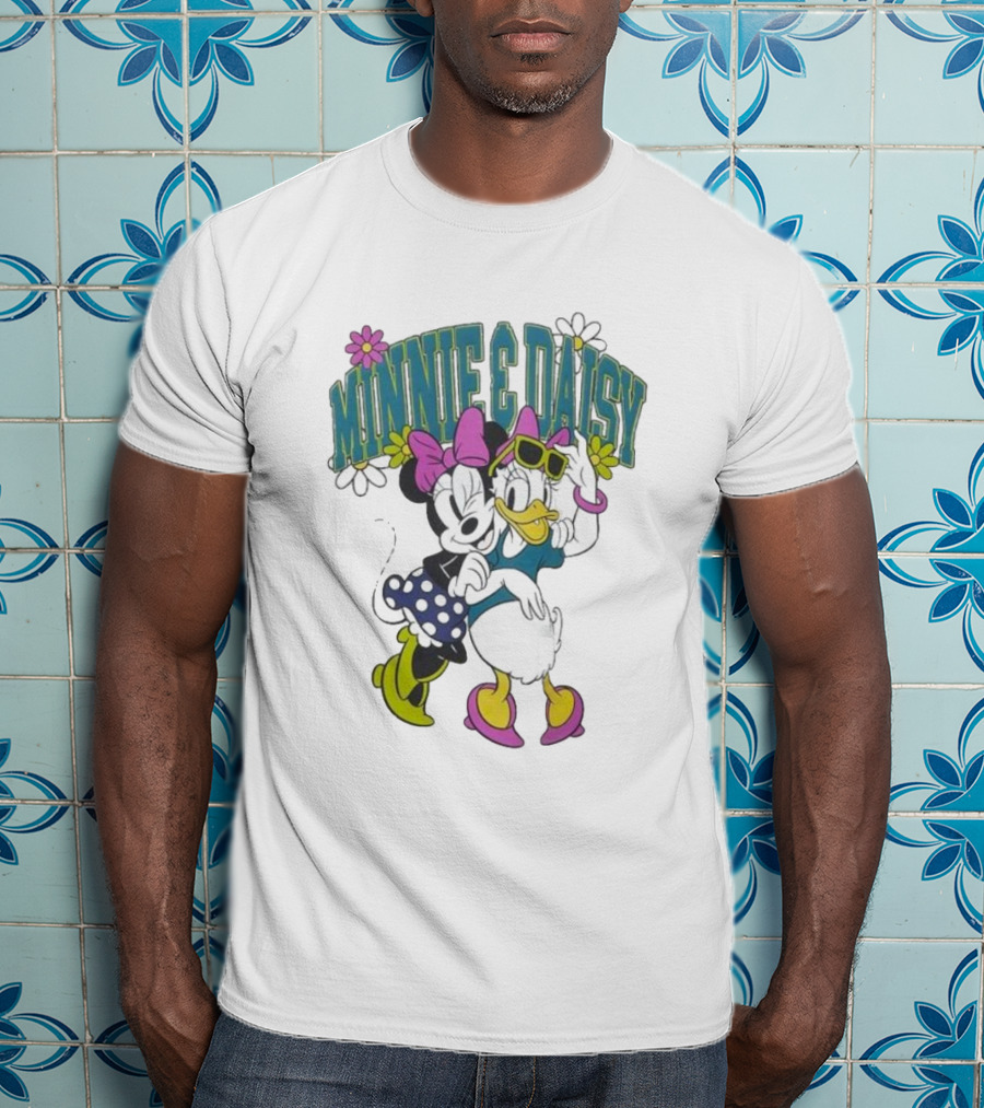 Disney Minnie And Daisy Youth Playful Friends T-Shirt