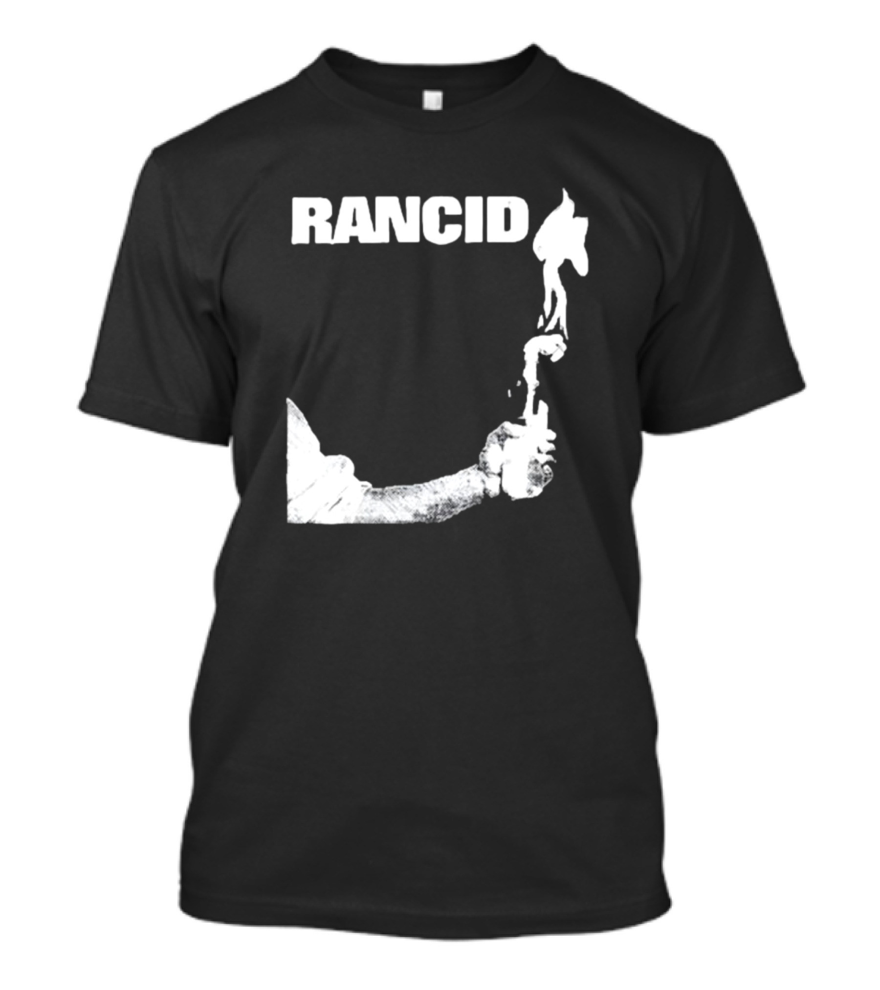 Rancid Band Logo Molotov Cocktail T-Shirt