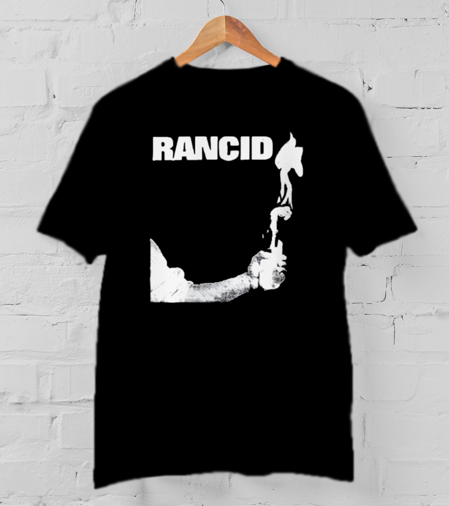Rancid Band Logo Molotov Cocktail T-Shirt