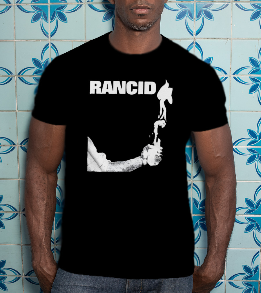 Rancid Band Logo Molotov Cocktail T-Shirt