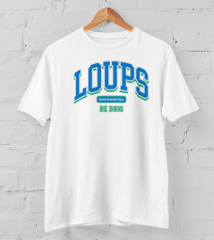 Loups Équipe De Basketball De Bois Rudy Gobert T-Shirt
