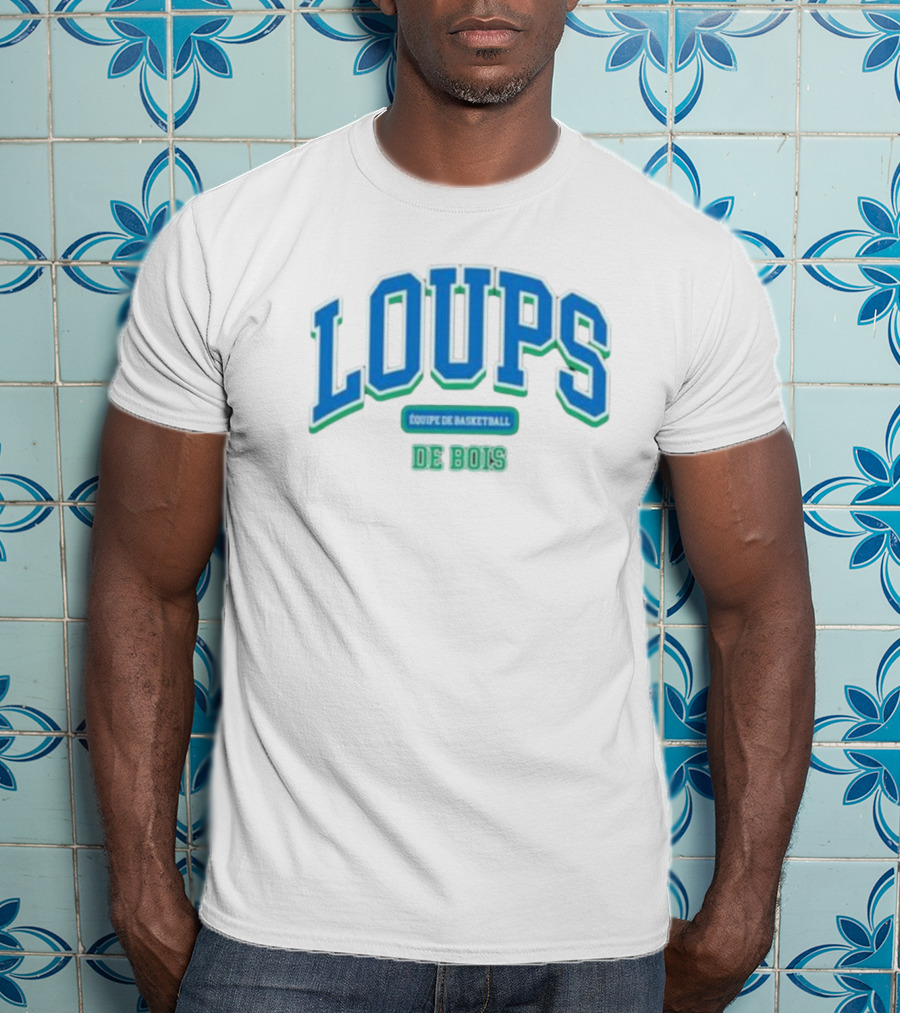 Loups Équipe De Basketball De Bois Rudy Gobert T-Shirt