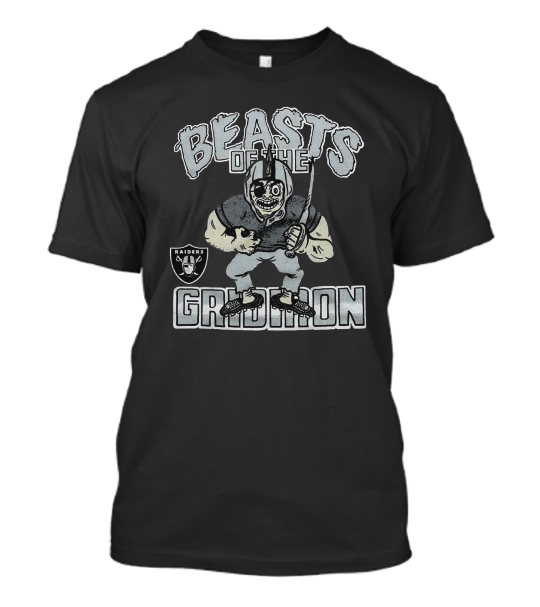 Las Vegas Raiders Beasts Of The Gridiron Raiders T-Shirt