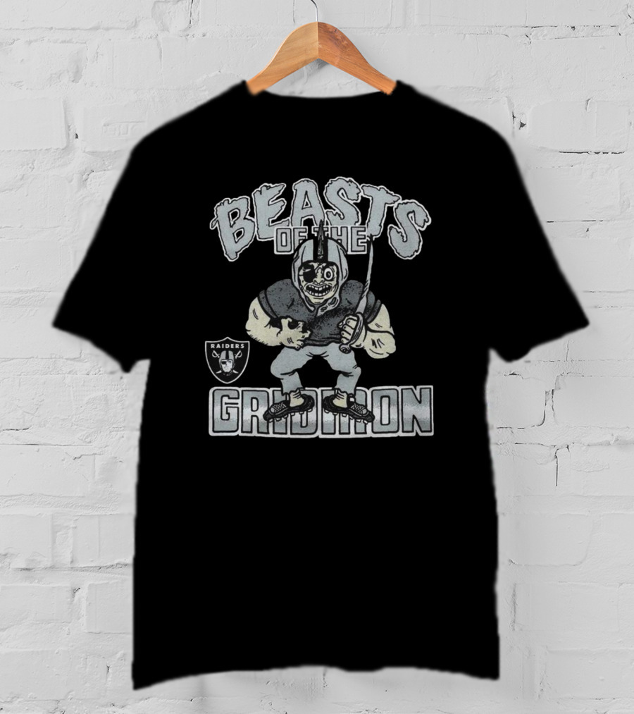 Las Vegas Raiders Beasts Of The Gridiron Raiders T-Shirt