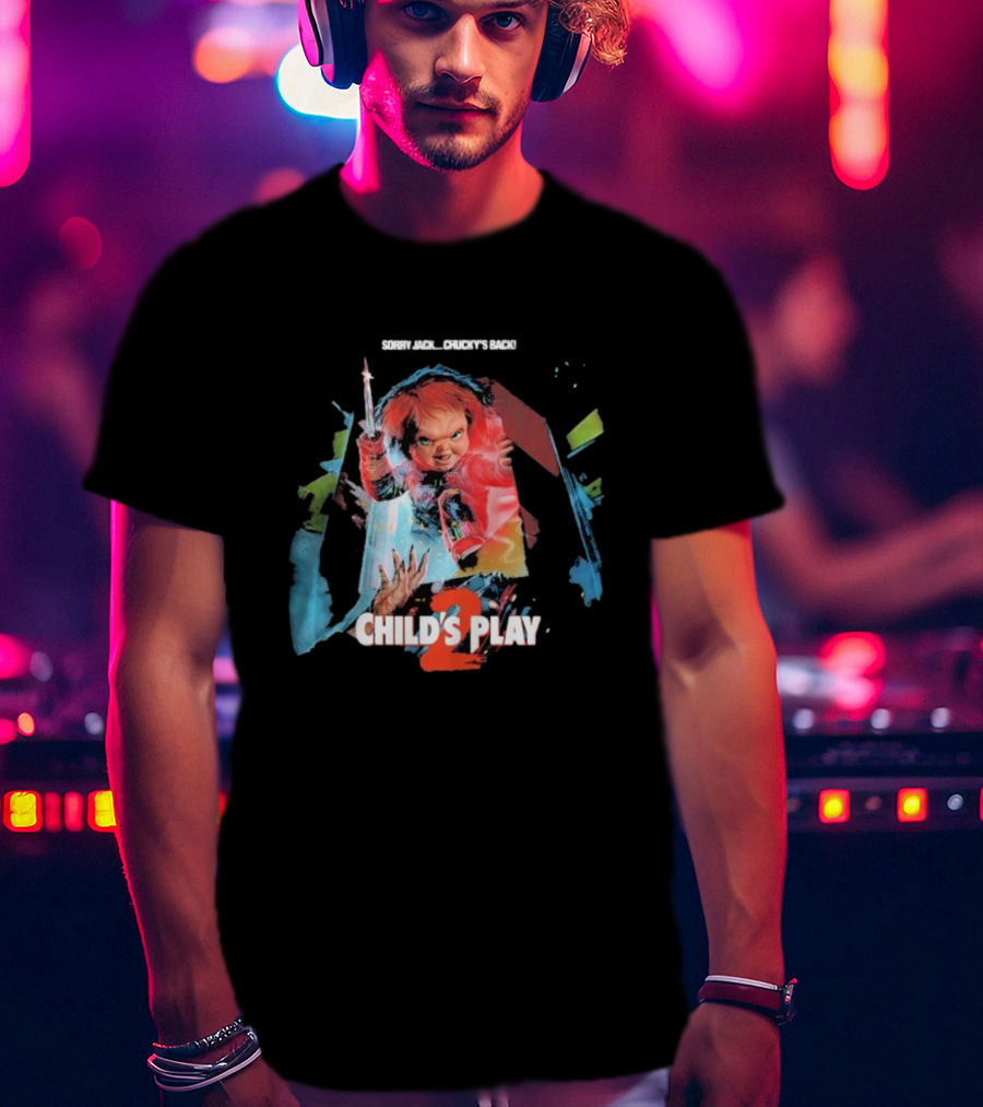 Sorry Jack Chucky’s Back Child’s Play 2 Horror T-Shirt