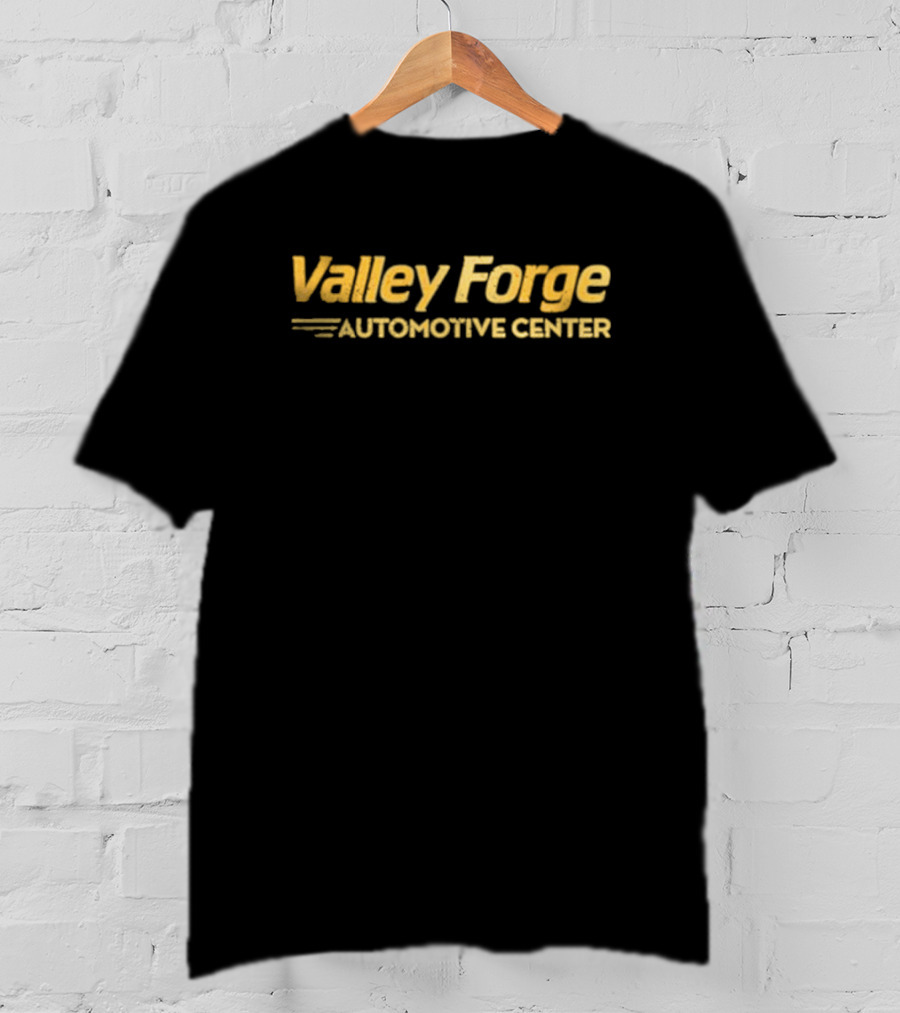 Valley Forge Automotive Center Classic Yellow Typography T-Shirt