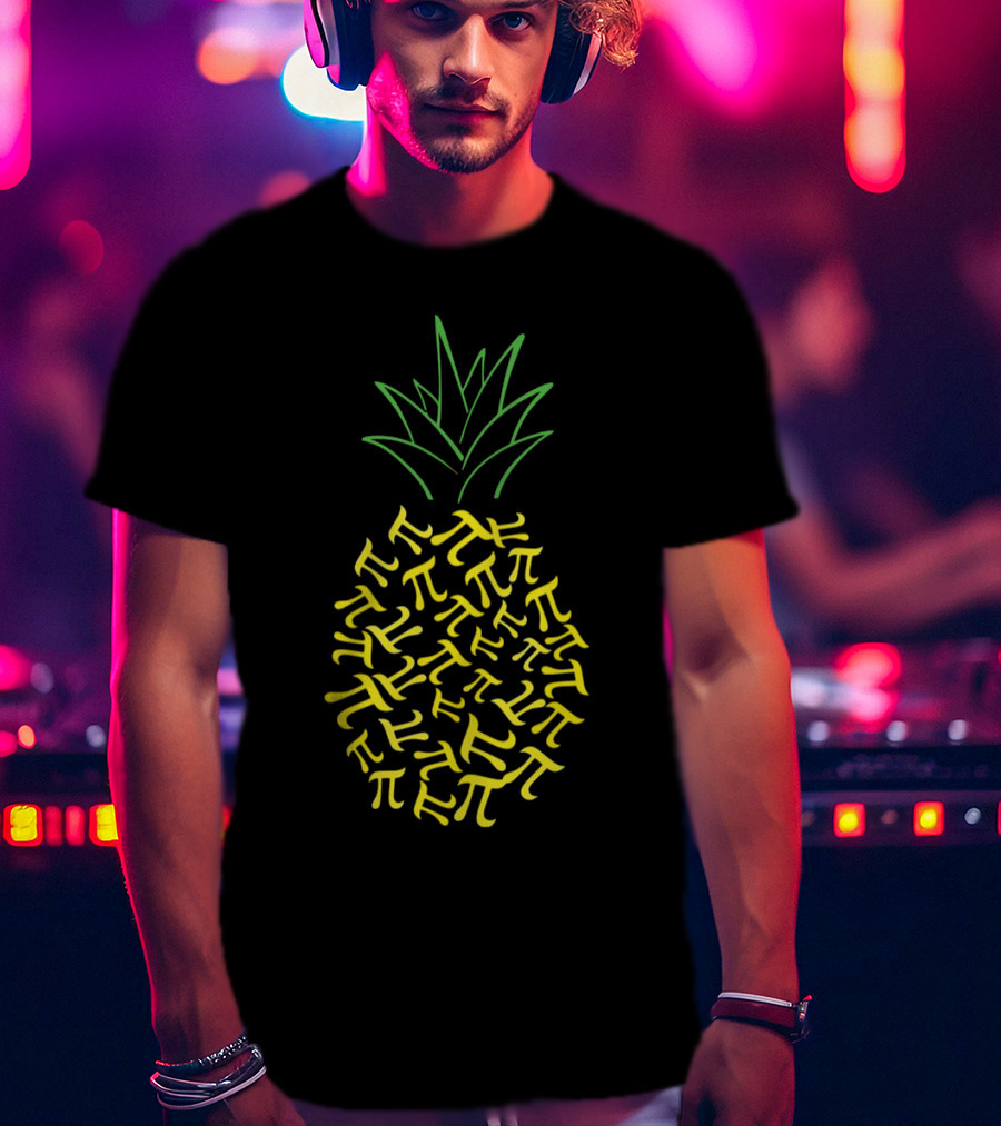 Pi Day Pineapple Math Humor T-Shirt