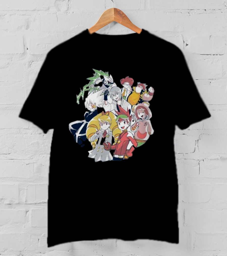 Mega Man Star Force Allies Heroes And Characters T-Shirt