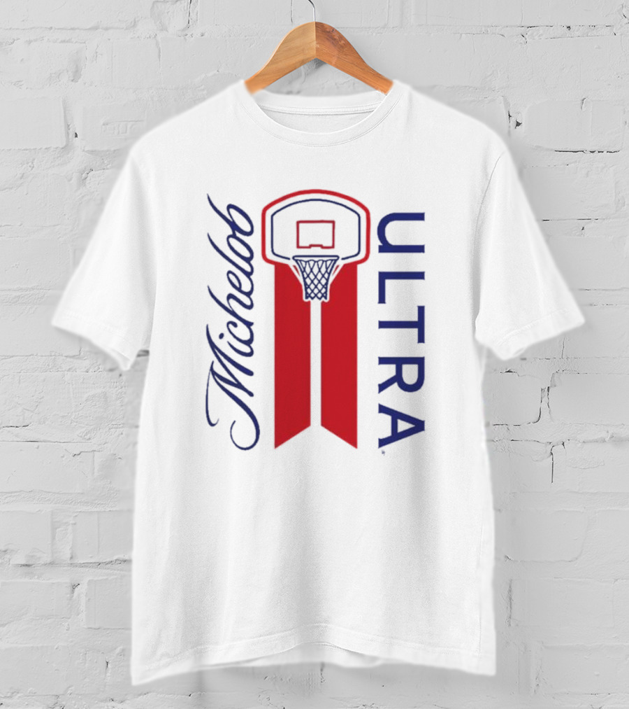 Michelob Ultra Basketball Hoop T-Shirt