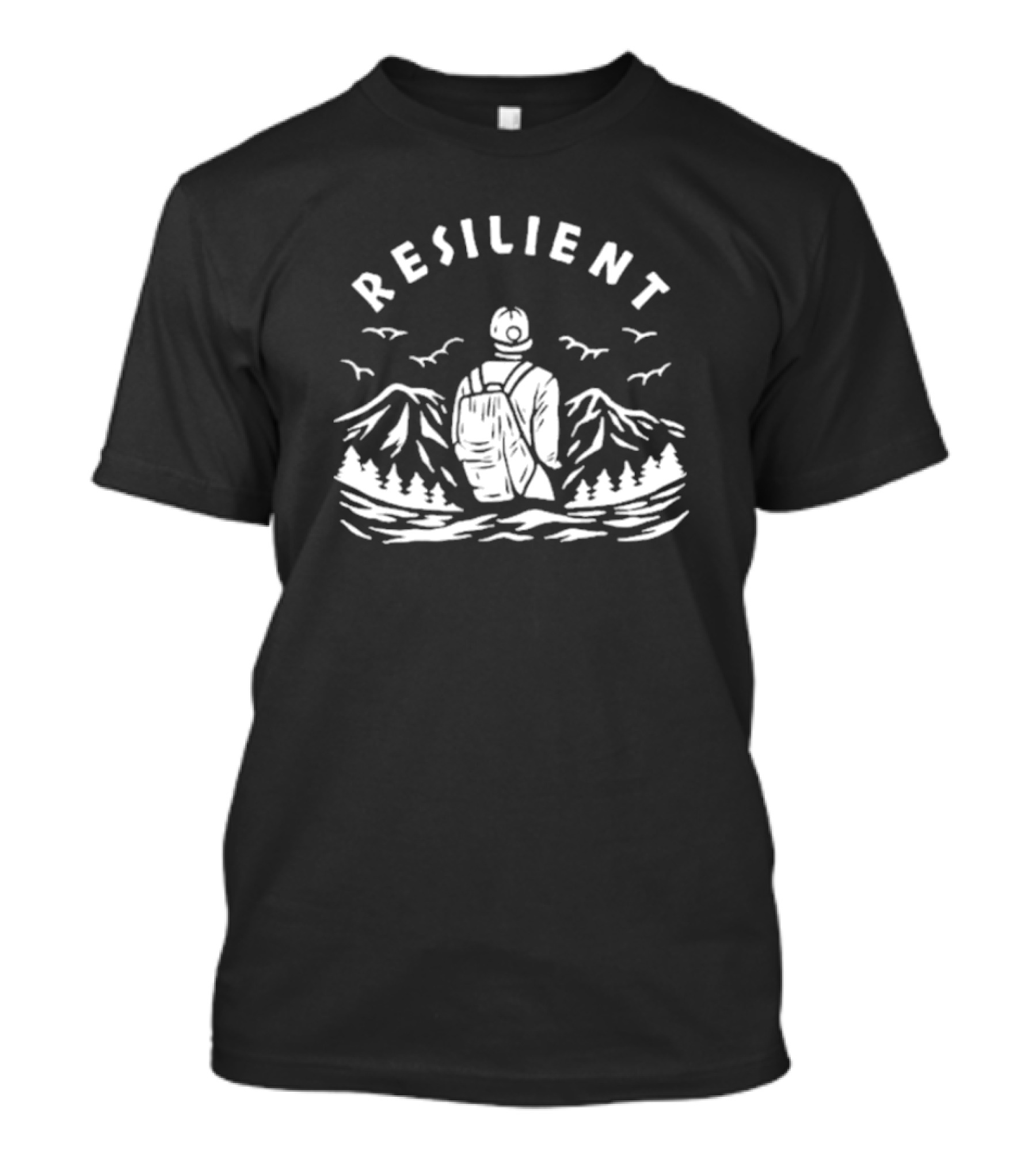 Resilient Adventure Hiking Nature Mountains Explorer T-Shirt