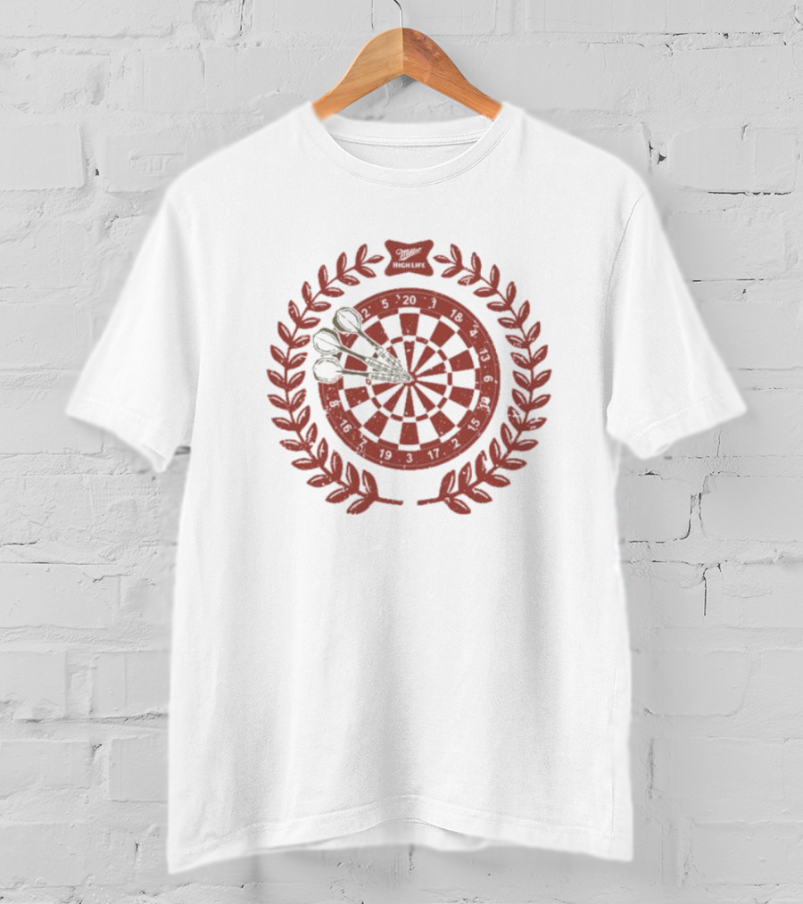 Miller High Life Dartboard Laurel T-Shirt