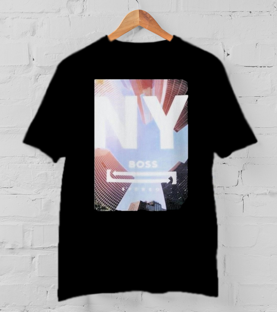 NY Boss Stereo Skyscraper Cityscape T-Shirt