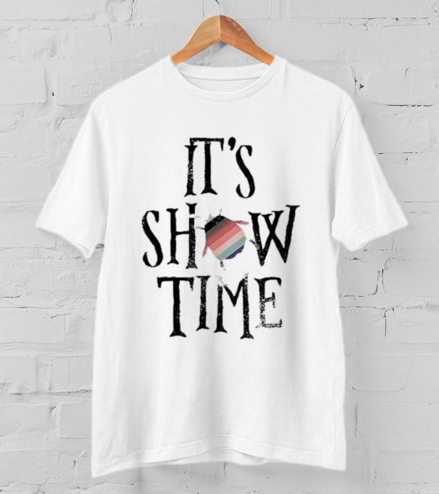 It's Showtime Beetlejuice Rainbow Pride T-Shirt