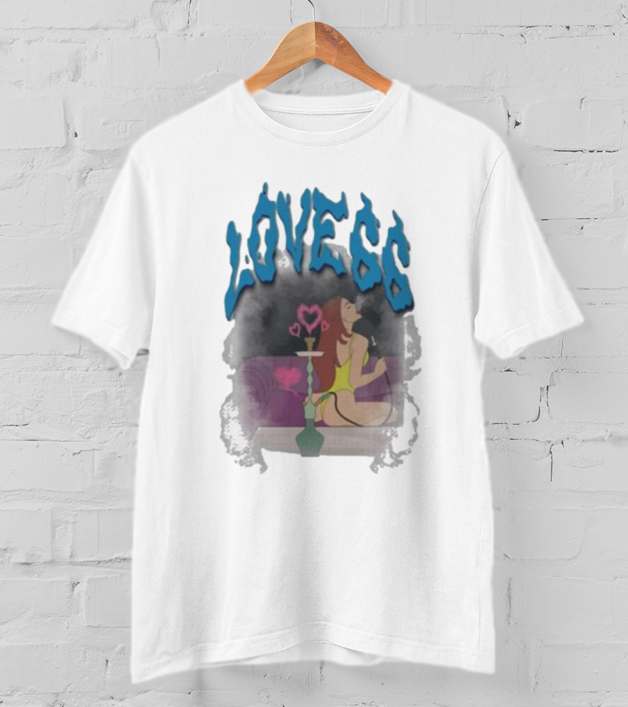Chicklet And Maleni Love66 Hookah Lounge Heart T-Shirt