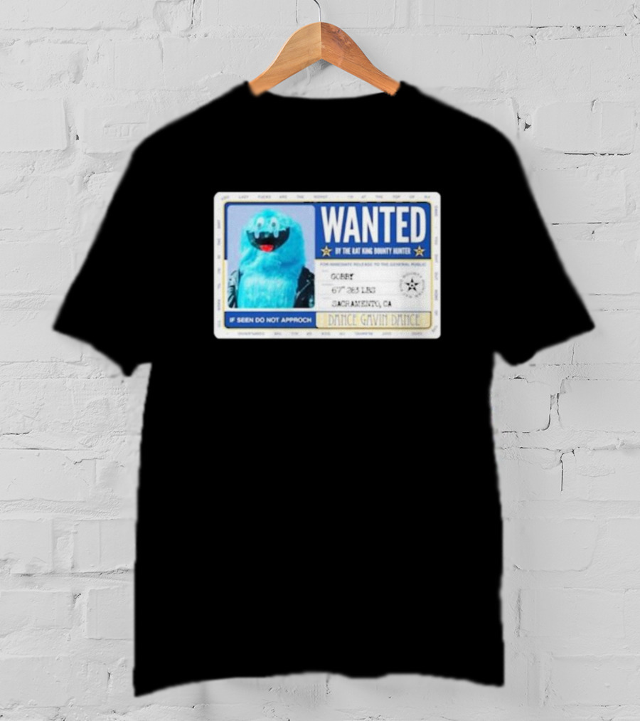 Dance Gavin Dance Wanted Gobby Rae King Bounty Hunter Sacramento T-Shirt