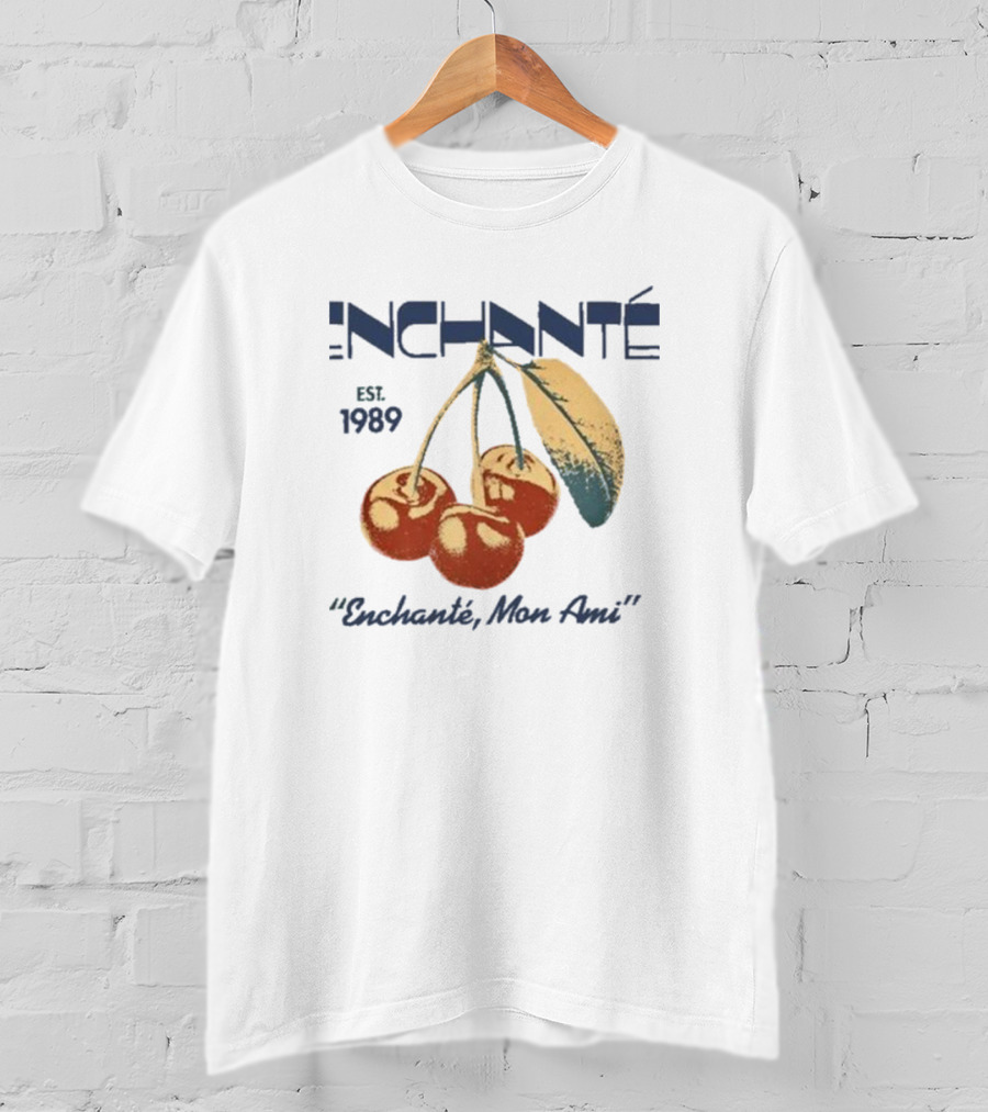Daniel Ricciardo Enchante Est 1989 Enchanté Mon Ami Cherries T-Shirt