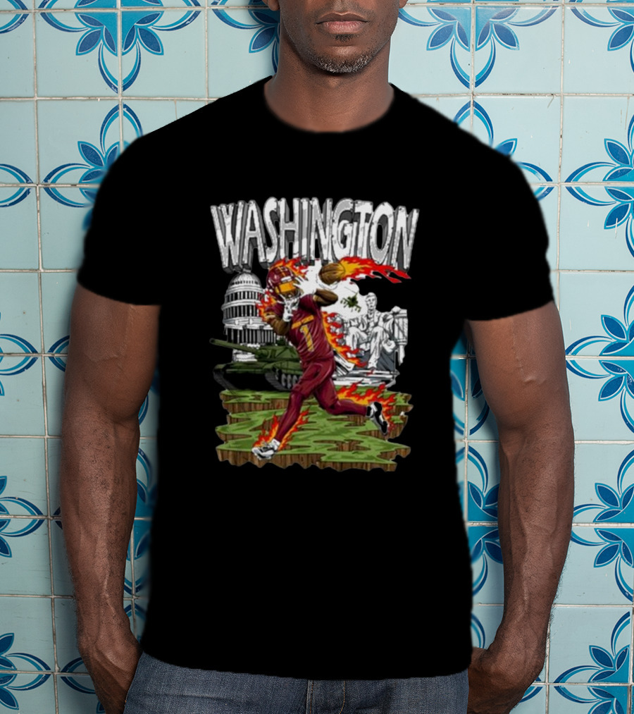 Washington Dark Horse JD X DH Football Capitol T-Shirt