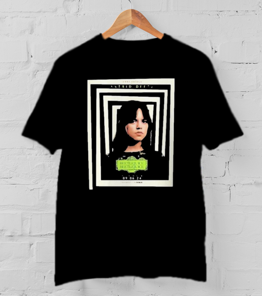 Jenna Ortega Astrid Deetz Beetlejuice 09 06 24 Warner Bros IMAX T-Shirt