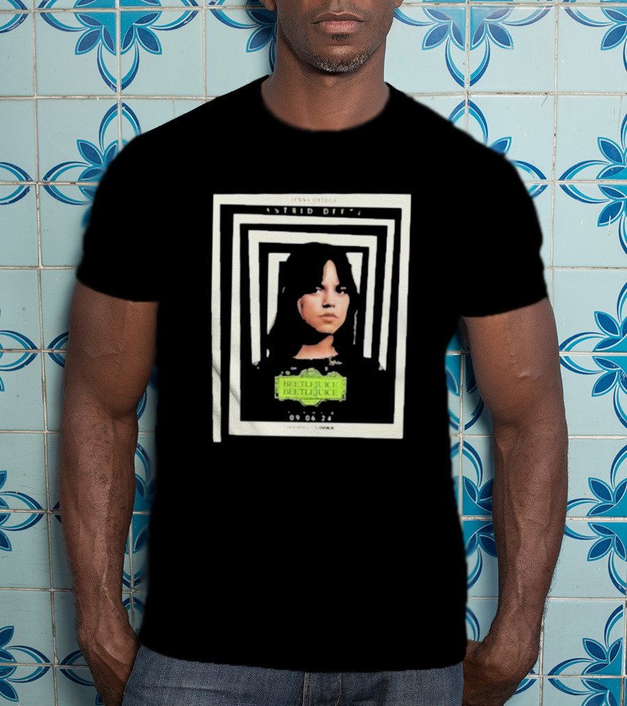 Jenna Ortega Astrid Deetz Beetlejuice 09 06 24 Warner Bros IMAX T-Shirt