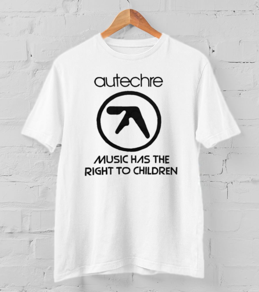 Autechre Aphex Twin Music Has The Right To Children Circle Logo T-Shirt