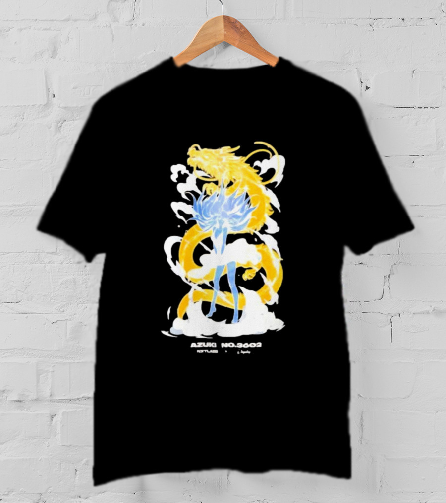 Azuki No 3602 Nxtlabs Girl And Dragon Fantasy T-Shirt
