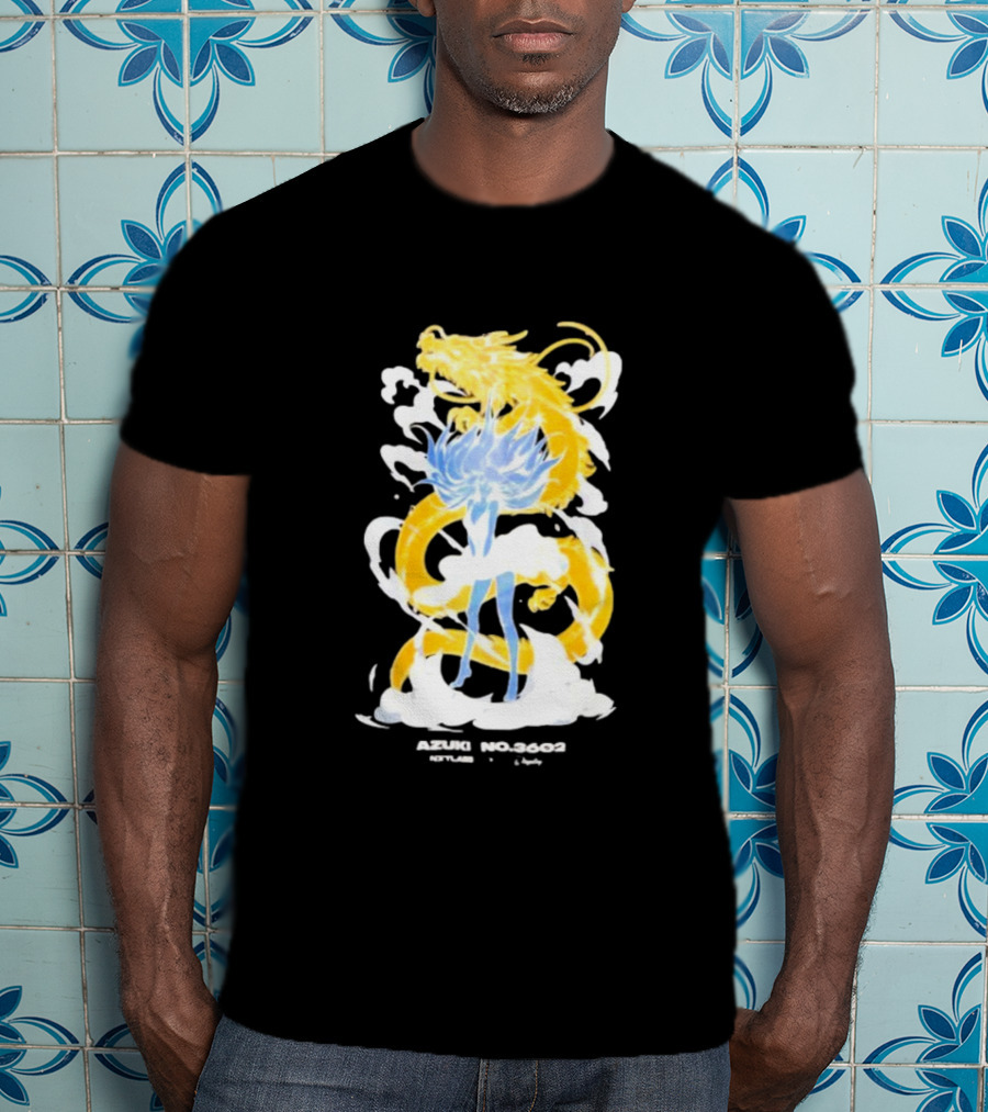 Azuki No 3602 Nxtlabs Girl And Dragon Fantasy T-Shirt