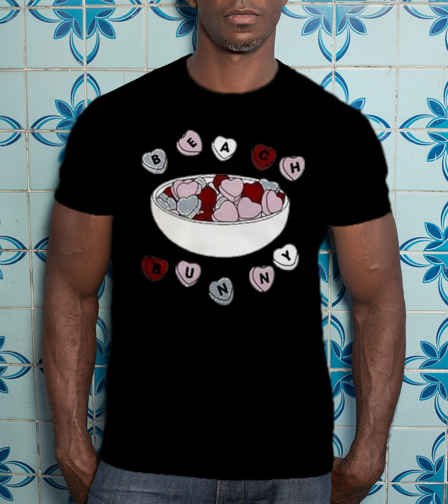Beach Bunny Candy Heart Bowl T-Shirt