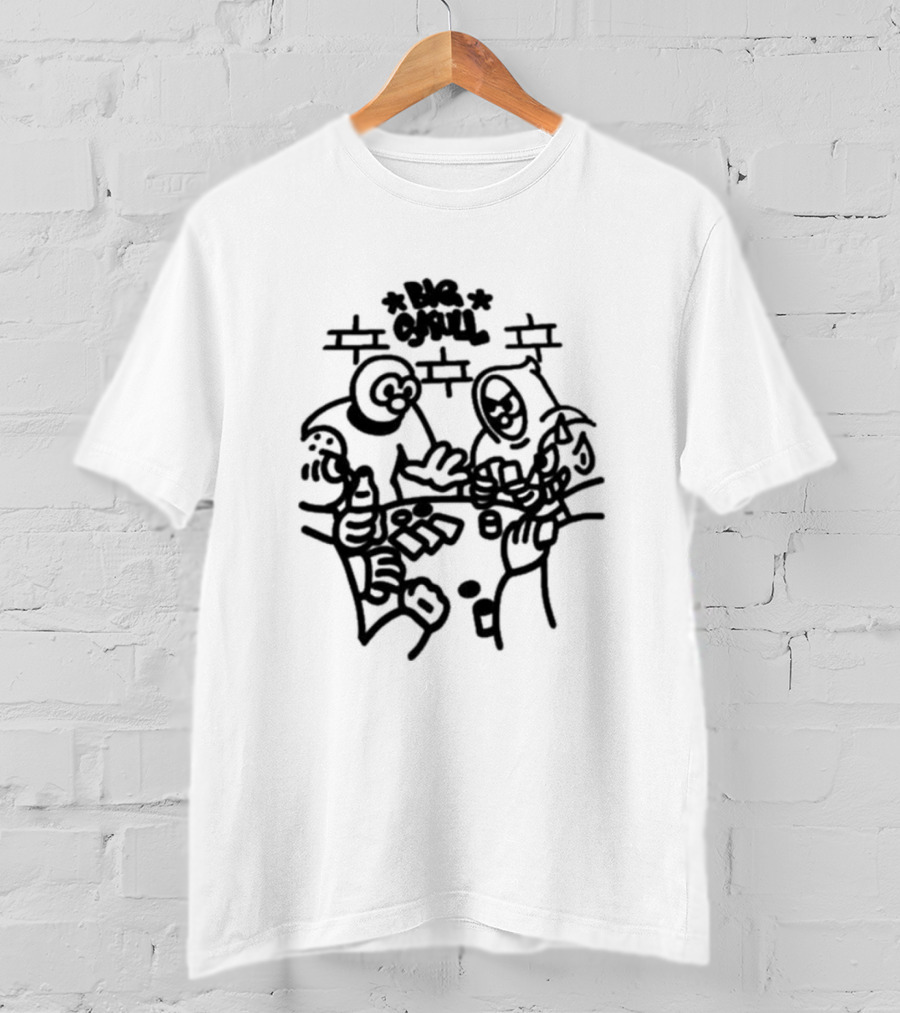 Big Skull Studio Big Skull Poker Game Street T-Shirt