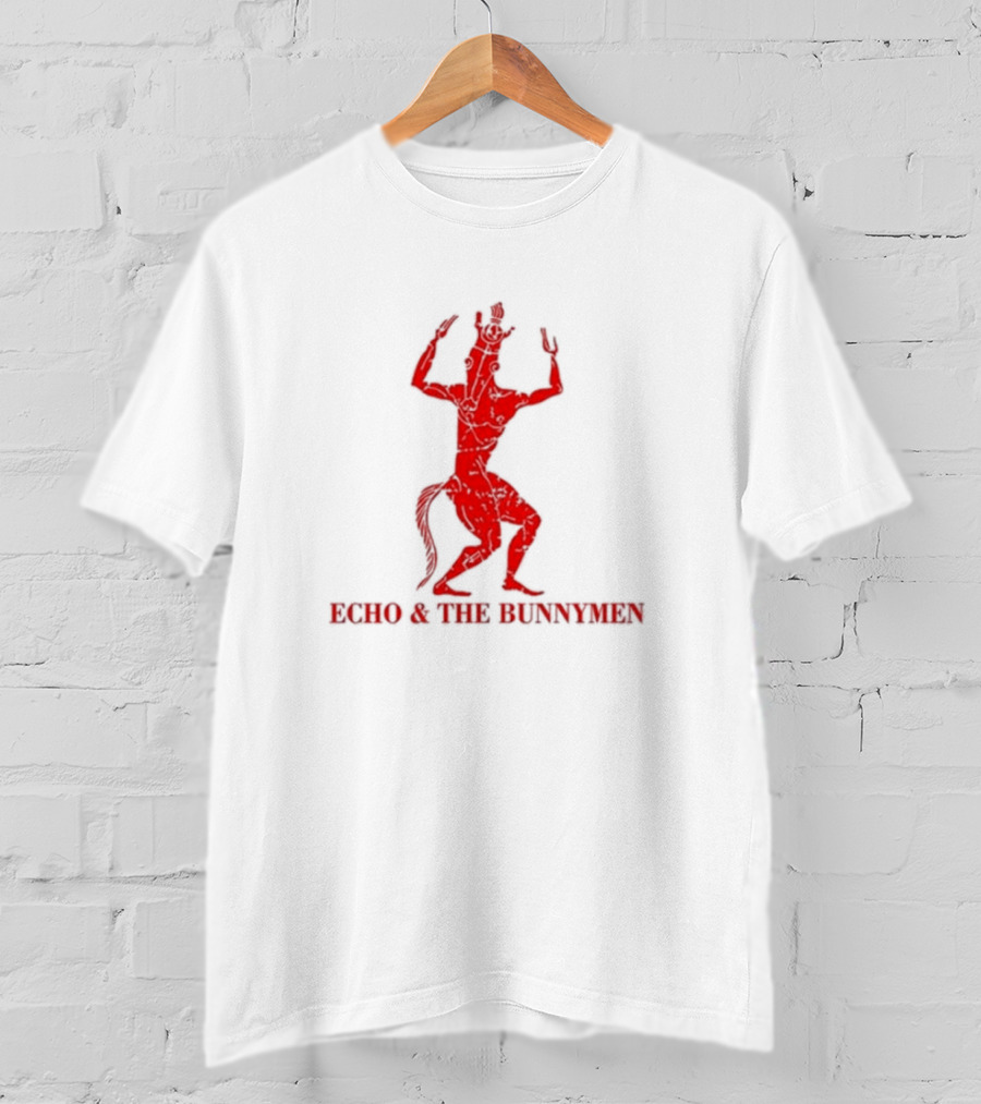 Echo And The Bunnymen Bring On The Dancing Horses Red Mythical Centaur T-Shirt