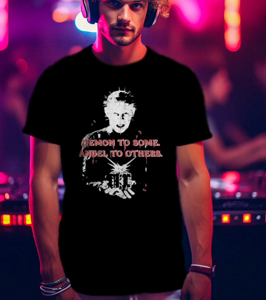 Demon To Some Angel To Others Hellraiser Puzzle Box T-Shirt