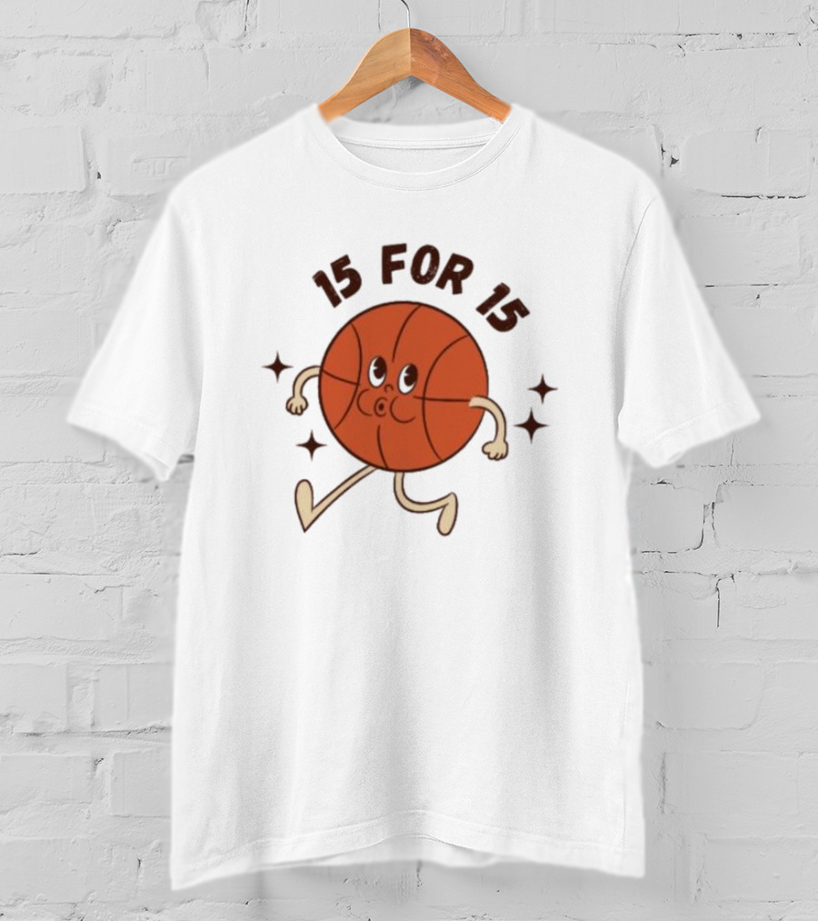 15 For 15 Basketball T-Shirt