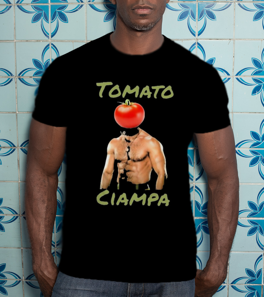 Tomato Ciampa Man Head Bodybuilder T-Shirt