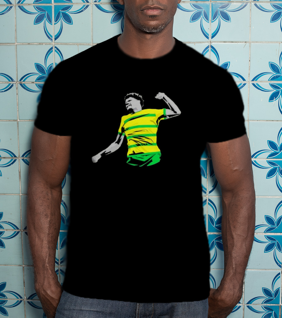 GS17 Gabriel Sara Norwich Football Celebration Iconic Stripes T-Shirt