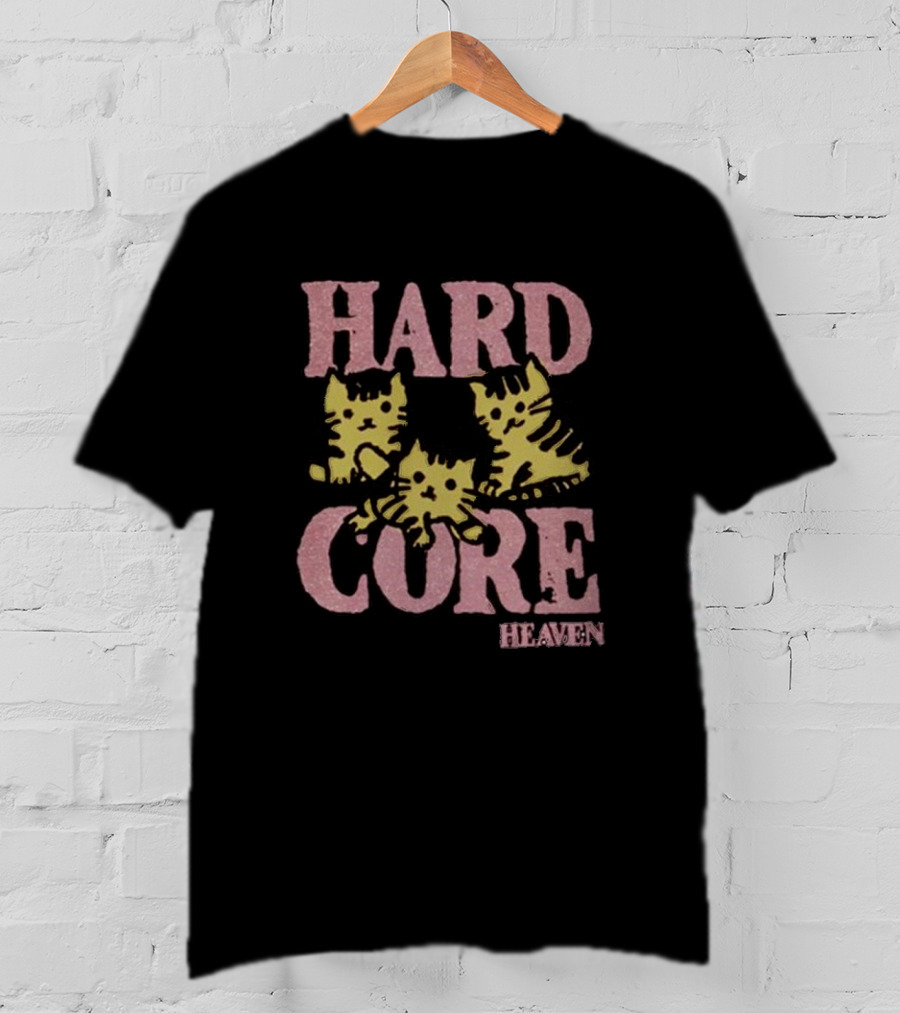 Hard Core Heaven Cat Trio T-Shirt