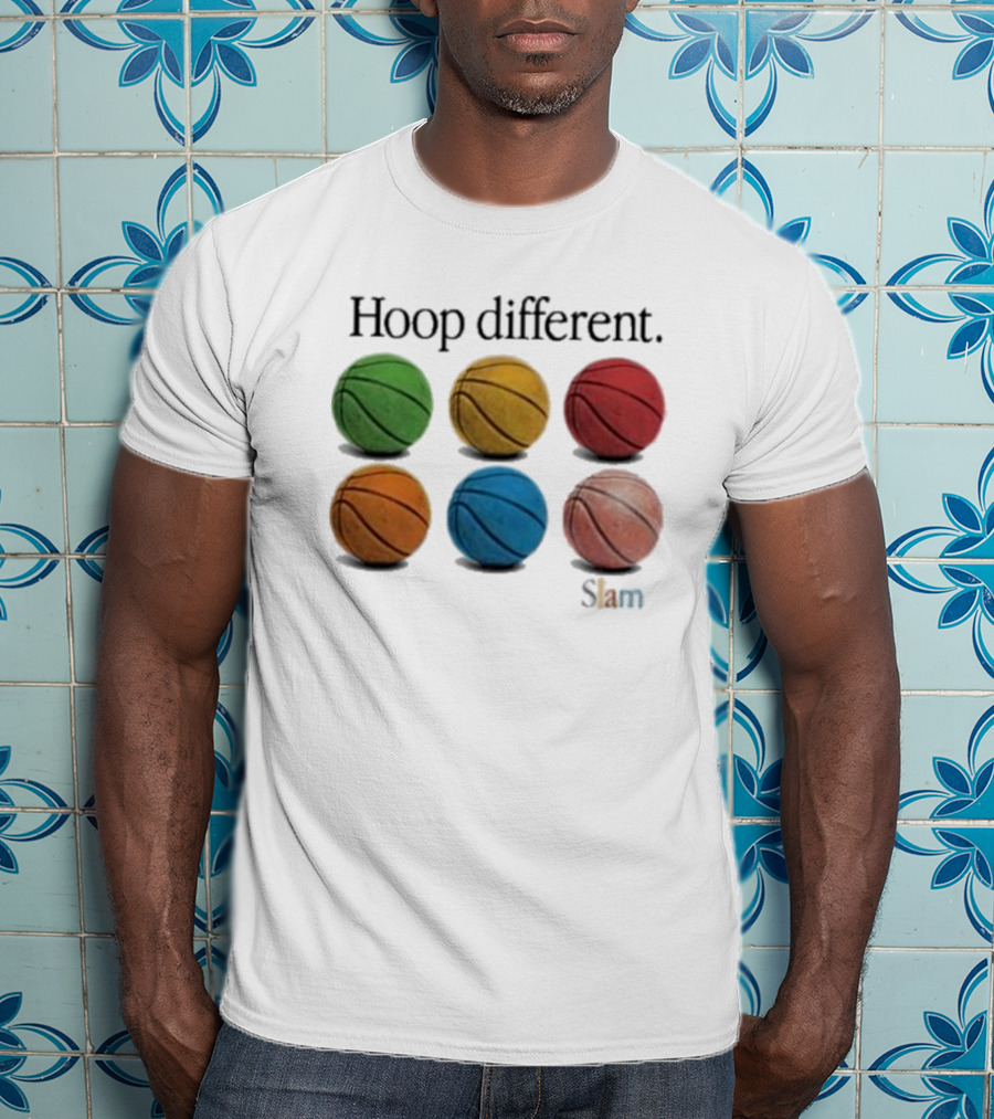 Kate Martin Hoop Different Slam Basketball Multicolor Balls T-Shirt