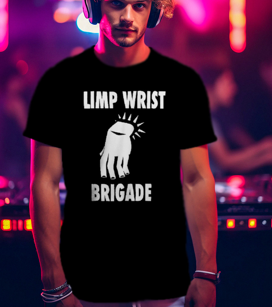 Limp Wrist Brigade Sunshine Clenched Fist T-Shirt